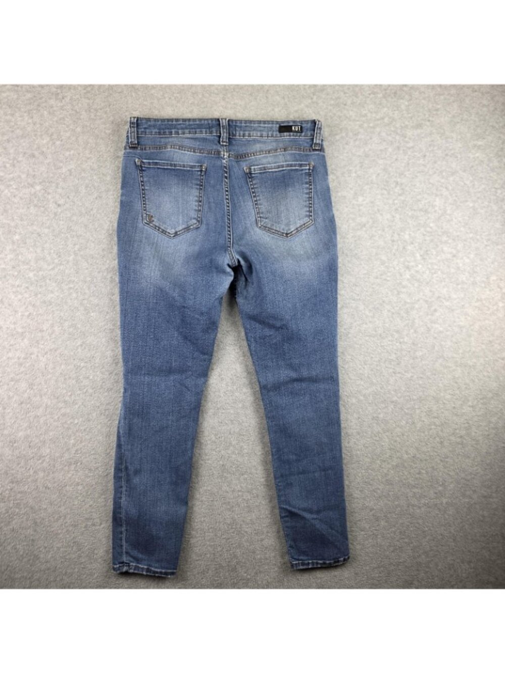 KUT Connie Jeans Womens 12 Blue Mid Rise Ankle Skinny Stretch Denim - Picture 2 of 9